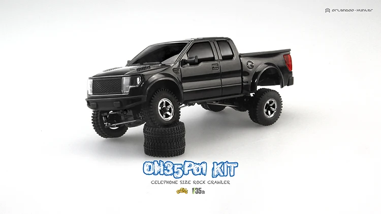 Orlandoo Hunter rc Гусеничный Пикап для ford P01 F150 Сборная модель 1/35 комплект DIY запчасти
