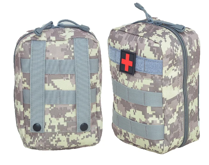Molle тактическая медицинская с аксессуарами тактическая поясная камуфляжная многофункциональная аптечка походная скалолазание спасательные wa