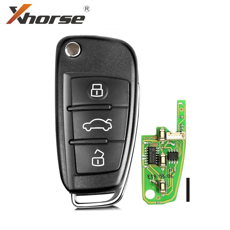 Xhorse VVDI2 XKA600EN для Audi A6L Q7 Тип Универсальный пульт ключ 3 кнопки провода