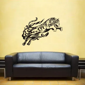 

Tiger Decal Tigre Car Sticker Car Posters Vinyl Wall Decals Quadro Parede Decor Mural Wild Animal