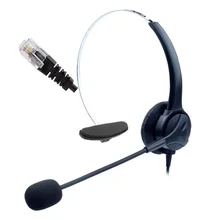 Новая гарнитура для ноутбука односторонняя дорожная гарнитура Usb шумоподавление Проводная гарнитура Rj-11 разъем