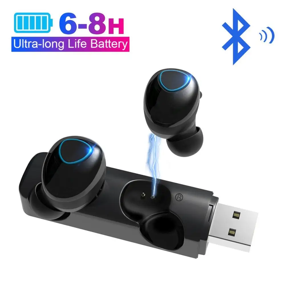 EastVita M8 TWS Bluetooth 5 0 наушники с шумоподавлением мини беспроводные музыка