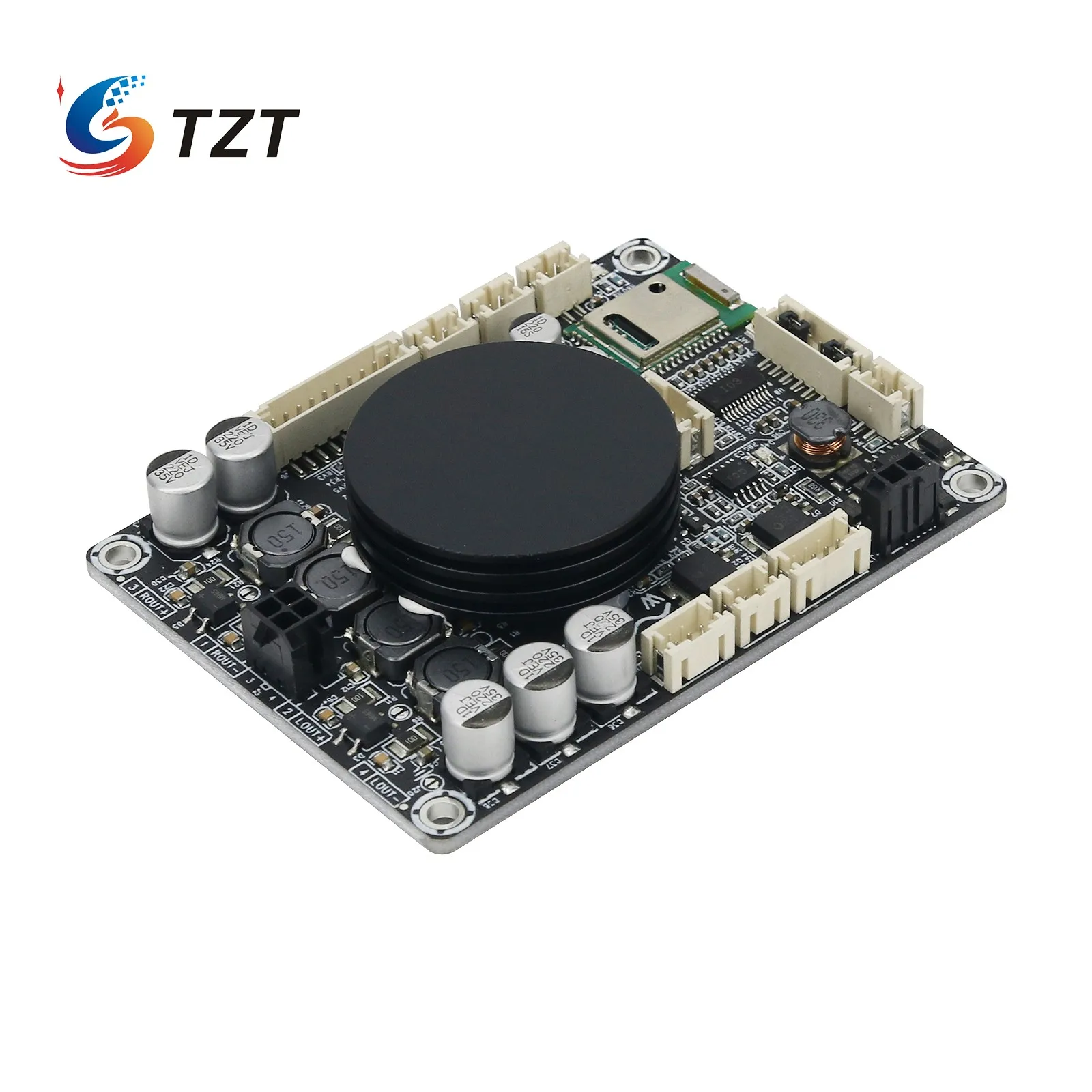 TZT Wondom 2x50W Class D Audio Amp Board Bluetooth 5.0 Amplifier Board JAB2-250 With DSP DIY Speakers 5 channel amp