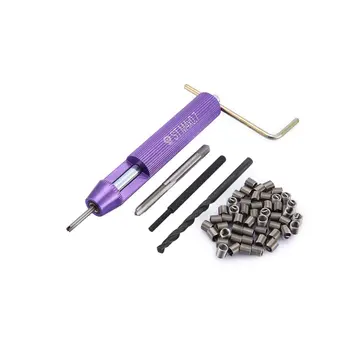 

M4 Stainless Steel Wire Thread Insert Combination Tool Set Thread Repair Tool Kit Screw Thread Insert Set with Wrench Drill