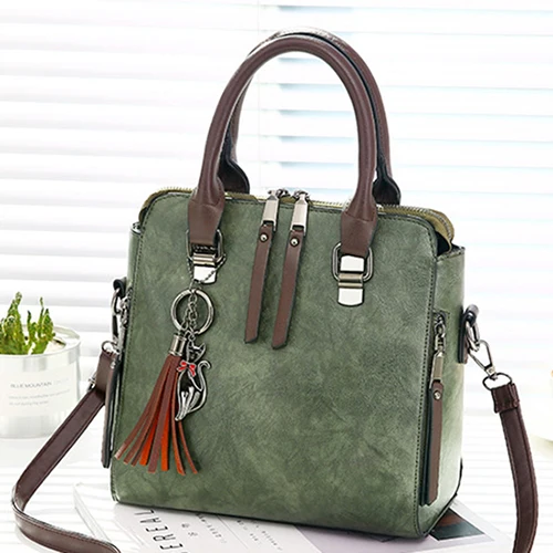 CHISPAULO PU Leather Ladies HandBags Women Messenger Bags TotesTassel Designer Crossbody Shoulder Bag Boston Hand Hot Sale | Багаж и сумки