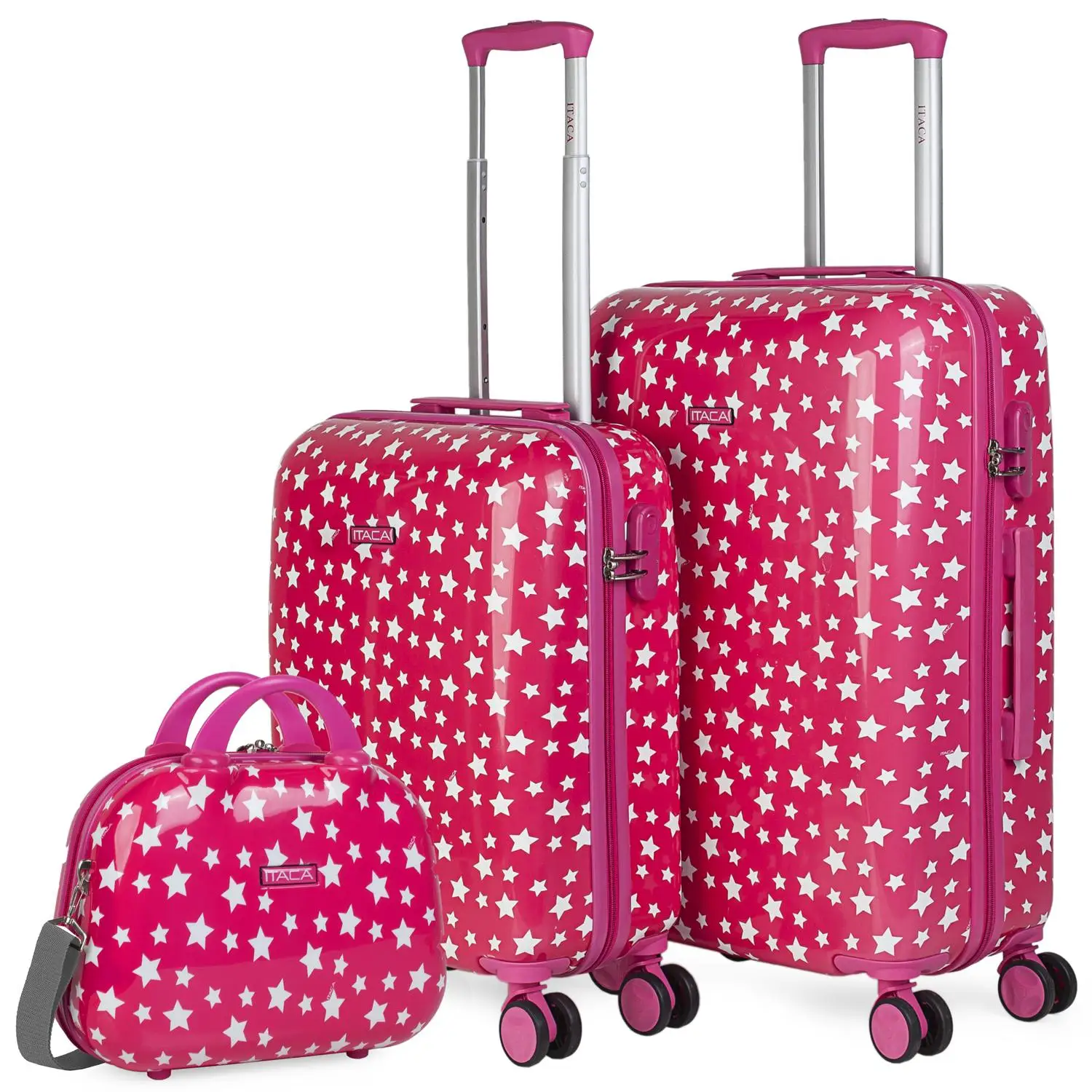 alma Ardiente Embrión Juego De Maletas De Viaje Juvenil Infantil Niña Niño 4 Ruedas Set Trolley 3  Pzs.(Cabina Pequeña (Equipaje Avión), Mediana Y Neceser De Viaje). 702400B  - AliExpress