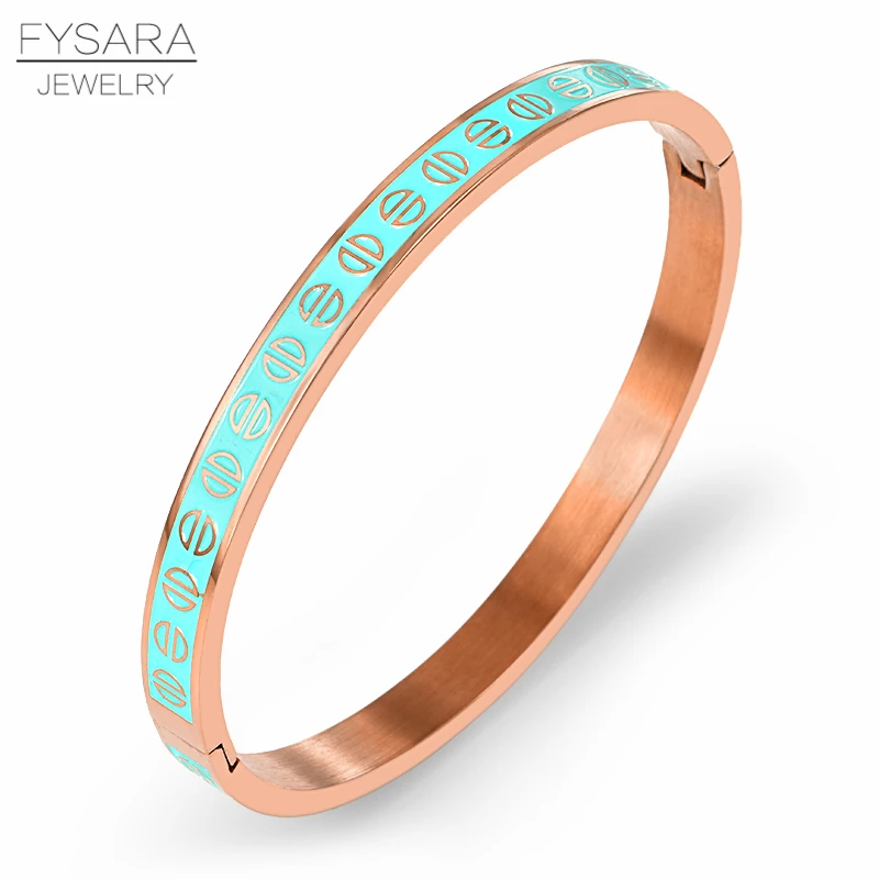 blue rose FYSARA, роскошный бренд, завинчивающиеся браслеты и браслеты для влюбленных, для женщин, серебристые, золотые, цветные, открытые, очаровательные, на манжетах, массивные, модные, Bijoux - Окраска металла: blue rose
