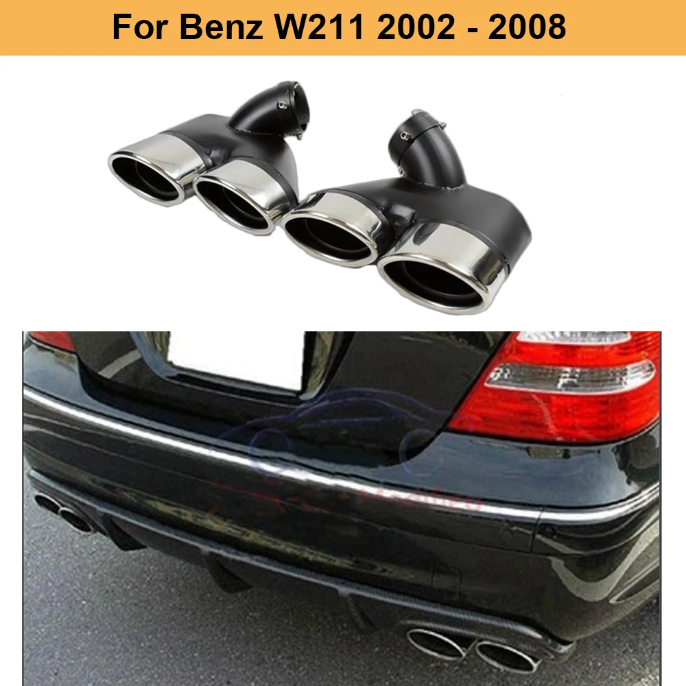 NewBrandExhaustTipsBackMufflerEndsFitForBenzW21120022008