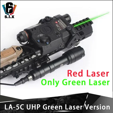 Lanterna com Interruptor Verde e Vermelho ir e Luz Airsoft Tático Uhp Remoto só Versão Laser Nenhum Branca Peq 15 La-5c