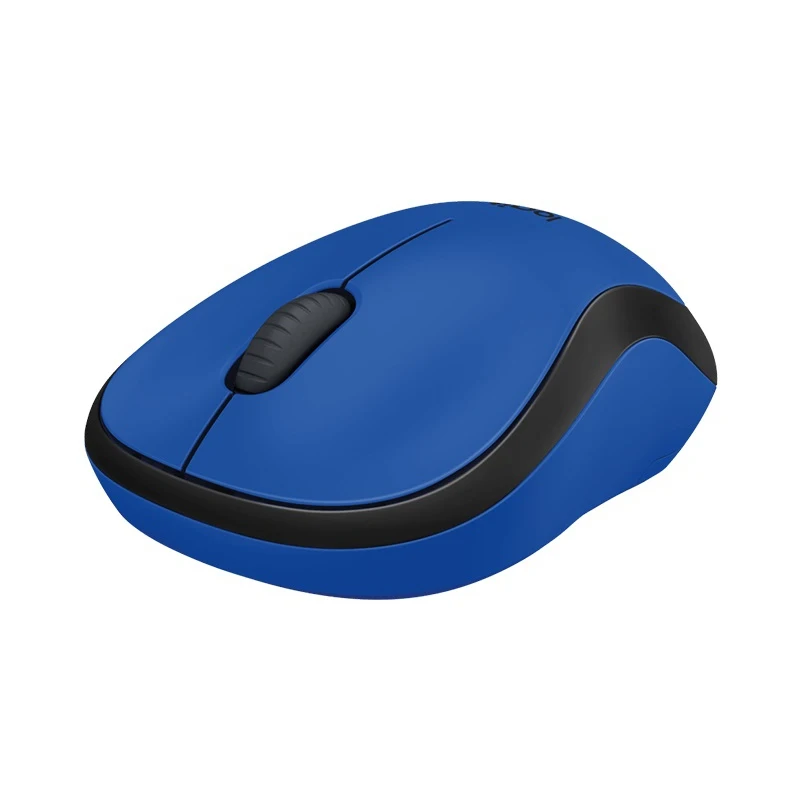 Мышь Logitech M220 синий оптическая(1000dpi) silent беспроводная USB(2but