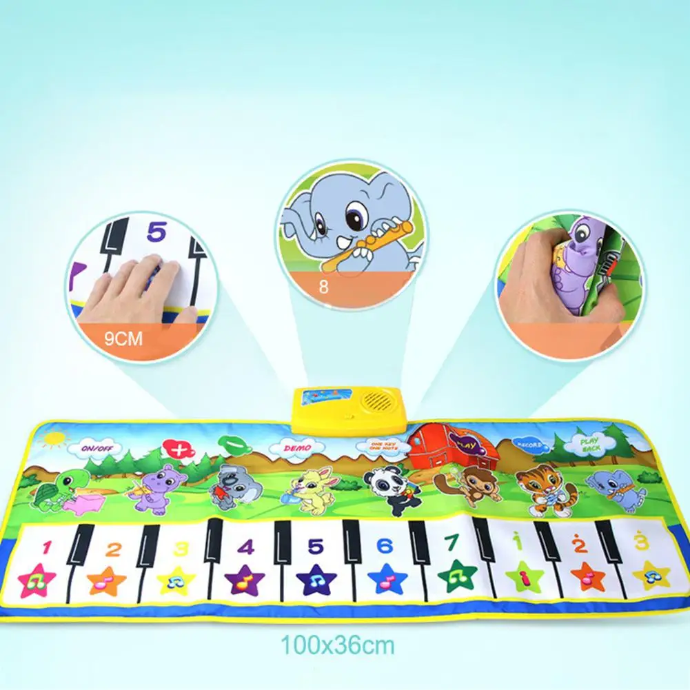 Kidlove Детский многофункциональный ковер для музыкальной игры, коврик для фортепиано, детский музыкальный ковер для раннего образования, игрушка в подарок