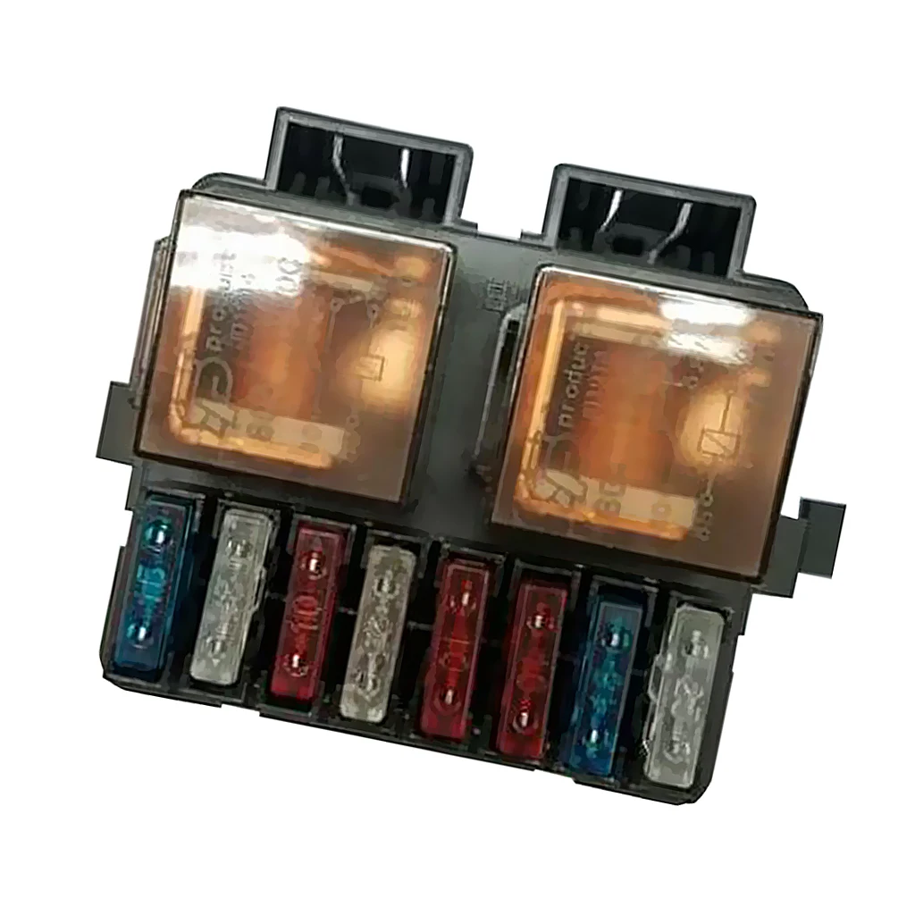 Universal Car Boat Truck Audio 12V 2-Way Relay Fuse Box Holder with 8 Fuses | Автомобили и мотоциклы