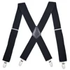 Men Braces Suspenders 5cm Back Heavy Duty Biker Snowboard Trousers Elastic 4 Clips -MX8 ► Photo 2/6