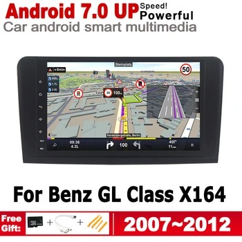 

HD Screen Stereo Android Car GPS Navi Map For Mercedes Benz GL Class X164 2007~2012 NTG Original Style Multimedia Player Radio