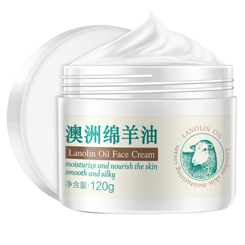 Lanolin Oil Moisturizing Nourishing Face Cream Firming Skin Brighten Skin Color Facial Care Cream