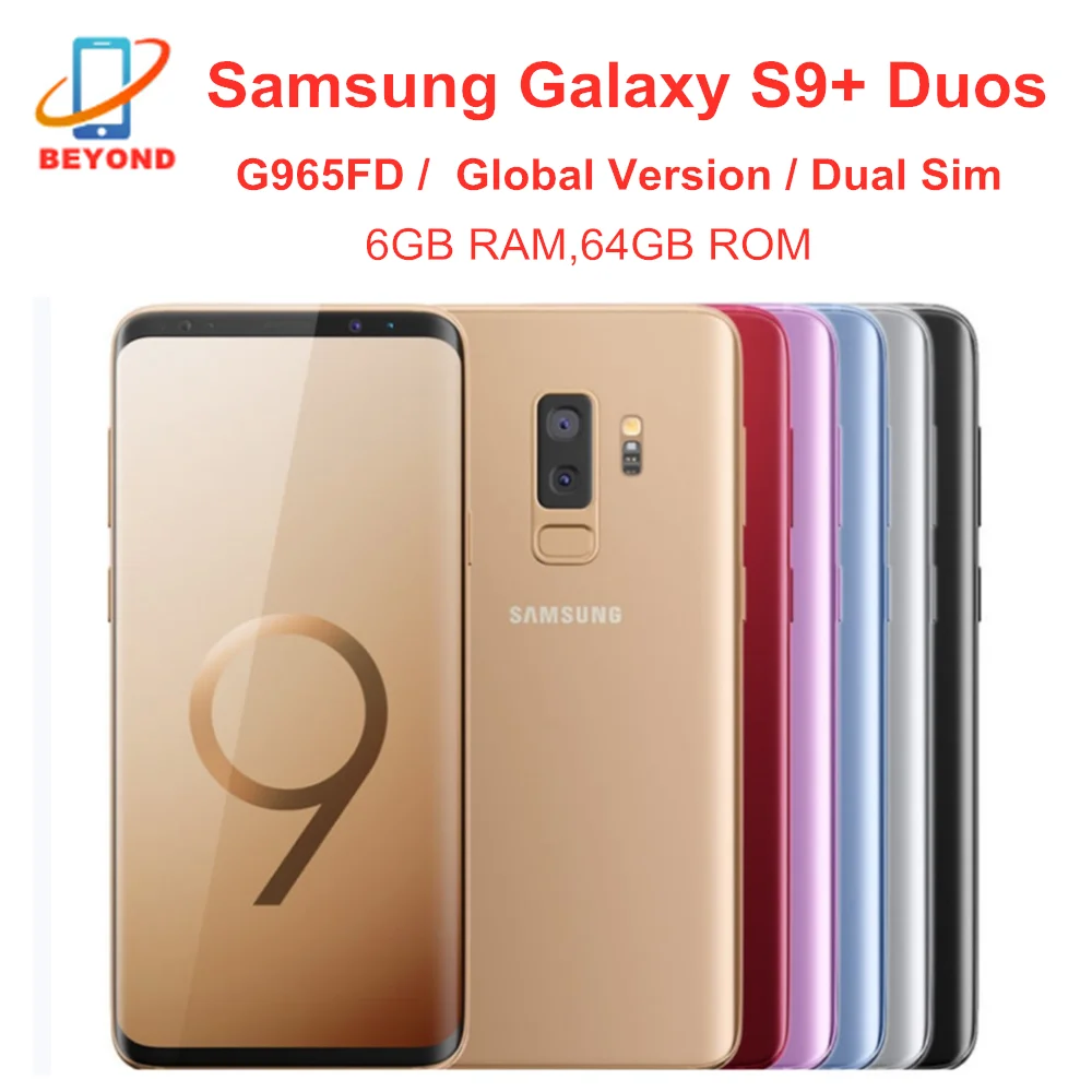 Samsung Galaxy S9 + плюс G965FD двусимочный 6 ГБ оперативной памяти 64 Гб встроенной
