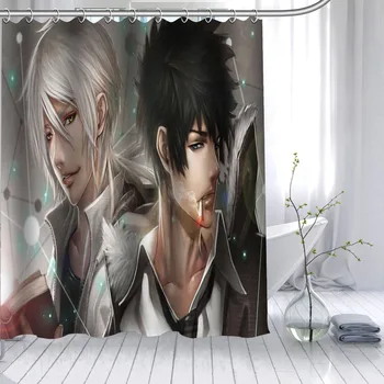 

Psycho Pass Anime Shower Curtain 3D Waterproof Polyester Fabric Bath Curtain High Defintion Printing 12 Hooks For The Bathroom