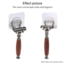 Бритвенный крючок для бритья, безопасная бритва для бороды, держатель для бритвы, удаление усов, бритвенный инструмент для хранения, модный устойчивый и прочный
