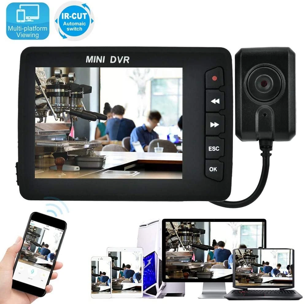2.5" LCD Angel Eye Portable Mini Video Recording System Button DVR