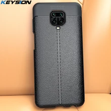Coque antichoc KEYSION pour Redmi Note 9s 9 Pro Max 8 8T 8a 7 7a K20 K30 housse de téléphone en cuir Silicone pour Xiaomi Mi 10 Mi 9T A3