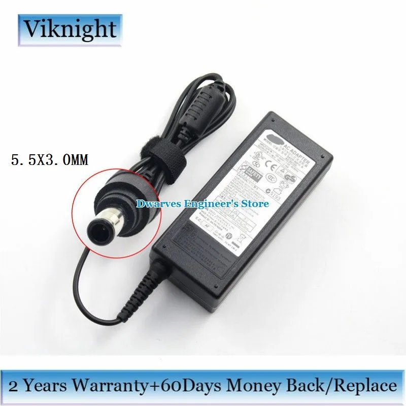 Original CPA09-004A 19V 3.16A 60W Laptop ac Adapter Charger For SAMSUNG R510 R710 Q30 Q35 Q40 Q43 0335C1960 AD-6019R AD-6019 photo