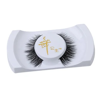 

Black Color 3D Densely Long False Eyelashes Hagen Single on Beauty False Eyelashes Hand-made Natural Lashes
