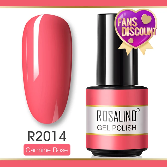 ROSALIND Gel Nail Polish Glitter Gel For Manicure Art Semi Permanent Hybrid Varnish Need UV LED Base Top Coat Nail Polish RAR2014