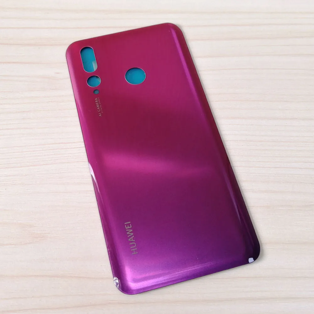 3D стеклянный задний корпус для HUAWEI Nova 4 чехол задняя дверь Замена чехол батареи и клейкая наклейка - Цвет: Red for Nova 4