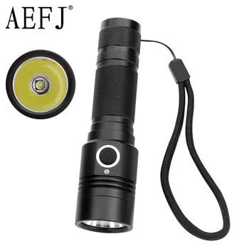 

AEFJ LED Flashlight 18650 XML-T6 High Power 1100lm Lamp Torch Light Powerful Waterproof camp cycle