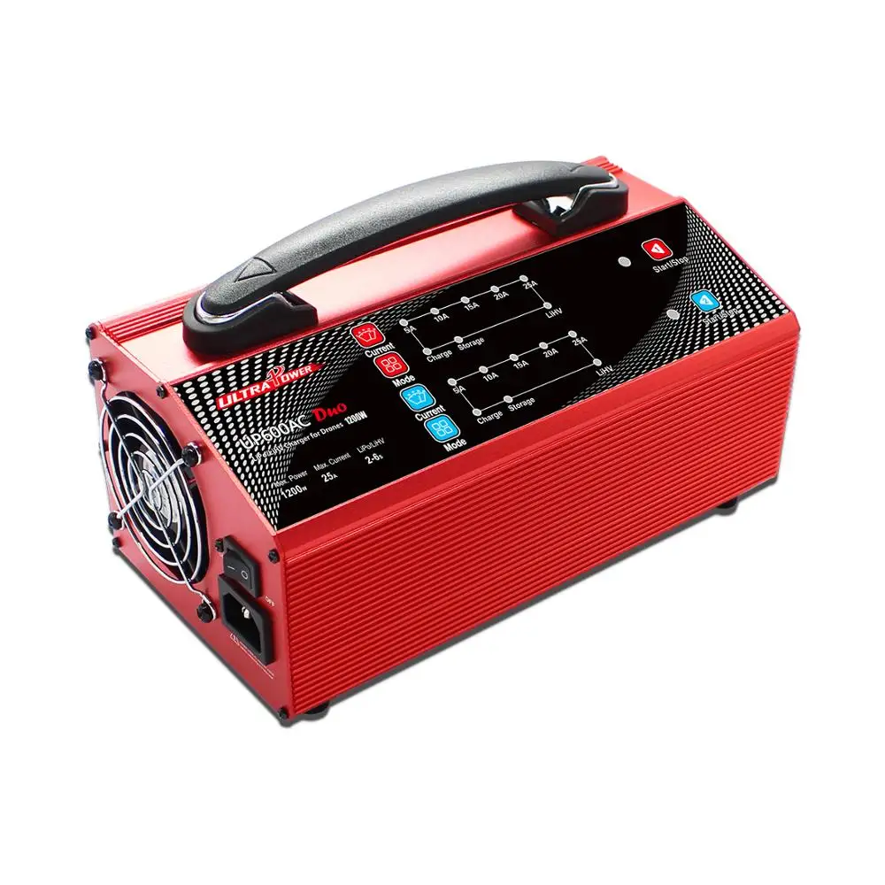 Ультра мощность UP600AC DUO 2X600 Вт 25A 2-6S каналы LiPo/зарядное устройство lihv батарея БПЛА зарядное устройство для дрона