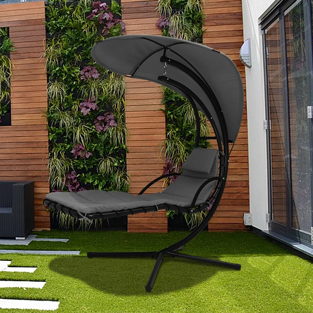 ABBLE Outdoor Hanging Chaise Lounger Floating Chair with Stand | Мебель