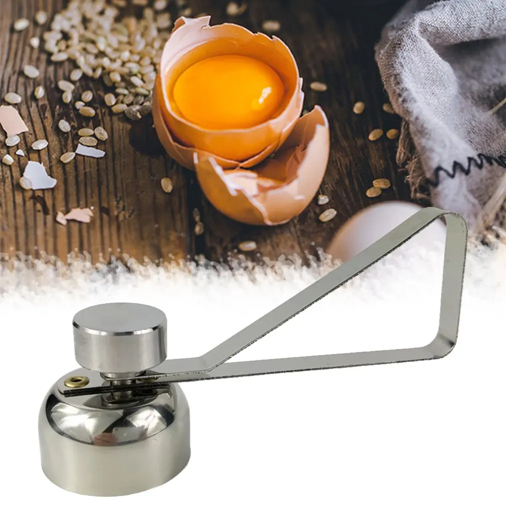 Household Food Grade 304 Stainless Steel Egg Opener Egg Opener Eggshell Cutter Creative Effort Egg Cutting Device