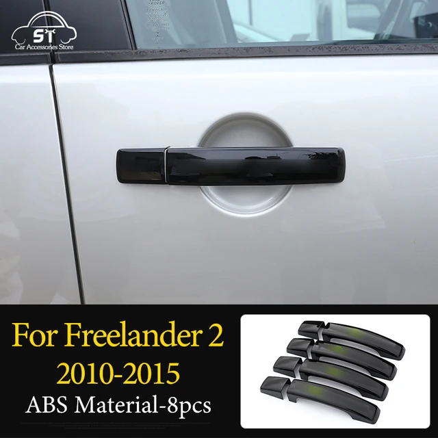 Car Steering Wheel,AC Vent Outlet Knob,Door Handle,Cover Trim,ABS Chrome,For LandRover Freelander 2 2007-2015 Interior Accessory 22