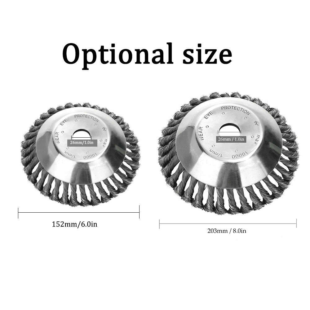 Steel Wire Wheel Garden Weed Brush Lawn Mower Cutter Blade Trimmer Metal Blades Trimmer Head Garden Grass Trimmer Head Steel Wire Wheel Garden Weed Brush Lawn Mower Cutter Blade Trimmer Metal Blades Trimmer Head Garden Grass Trimmer Head