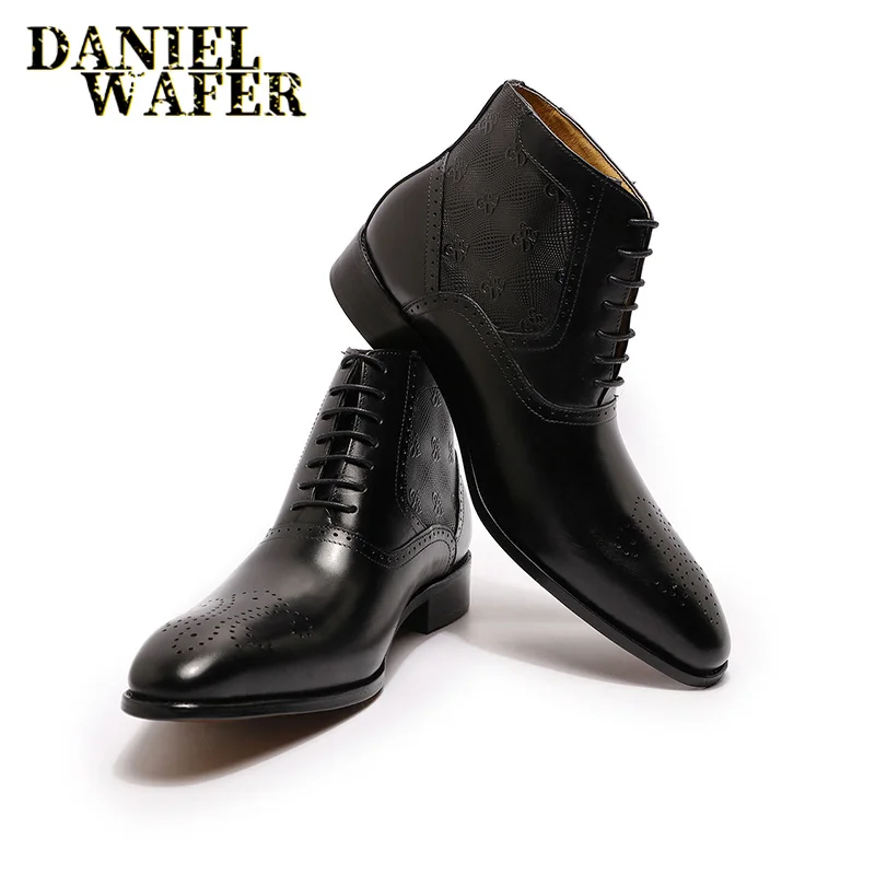 Bottines Femme WE DO En Cuir Marron - Talon 7cm - Pointure 38 - NEUVES Sans Boîte