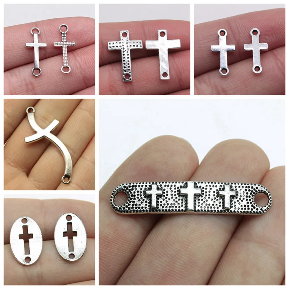 jewelry findings components Cross Connection Charms for bracelets charm pendant | Украшения и аксессуары