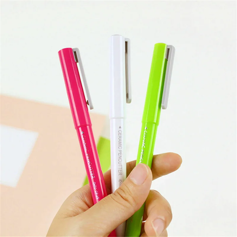 Ceramic Paper Cutter Pen Cutter Utility Cutters for Crafts Notebook DIY Multifunctional NC99