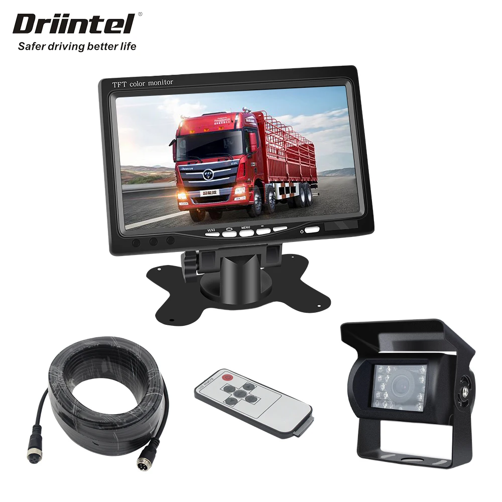 

Driintel 24 V cable installation / front and rear reversing video / HD night vision / for bus / truck / cleaning car