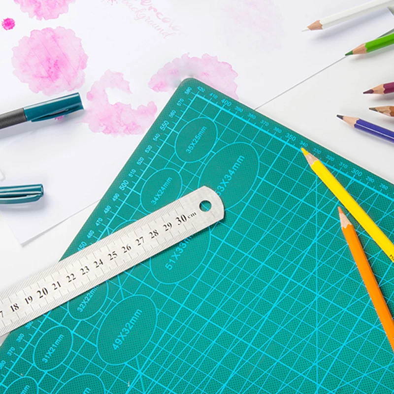A3 A4 Лоскутная DIY модель инструмента бумага пвх ручной работы противоскользящие черные точки режущие колодки режущий коврик двухсторонняя скульптура лезвие