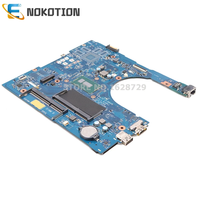 NOKOTION CN-0F0FC6 0F0FC6 AAL10 LA-B843P материнская плата для ноутбука Dell inspiron 5458 5558 5758 Материнская плата ноутбука SR27G i3-5005U Процессор