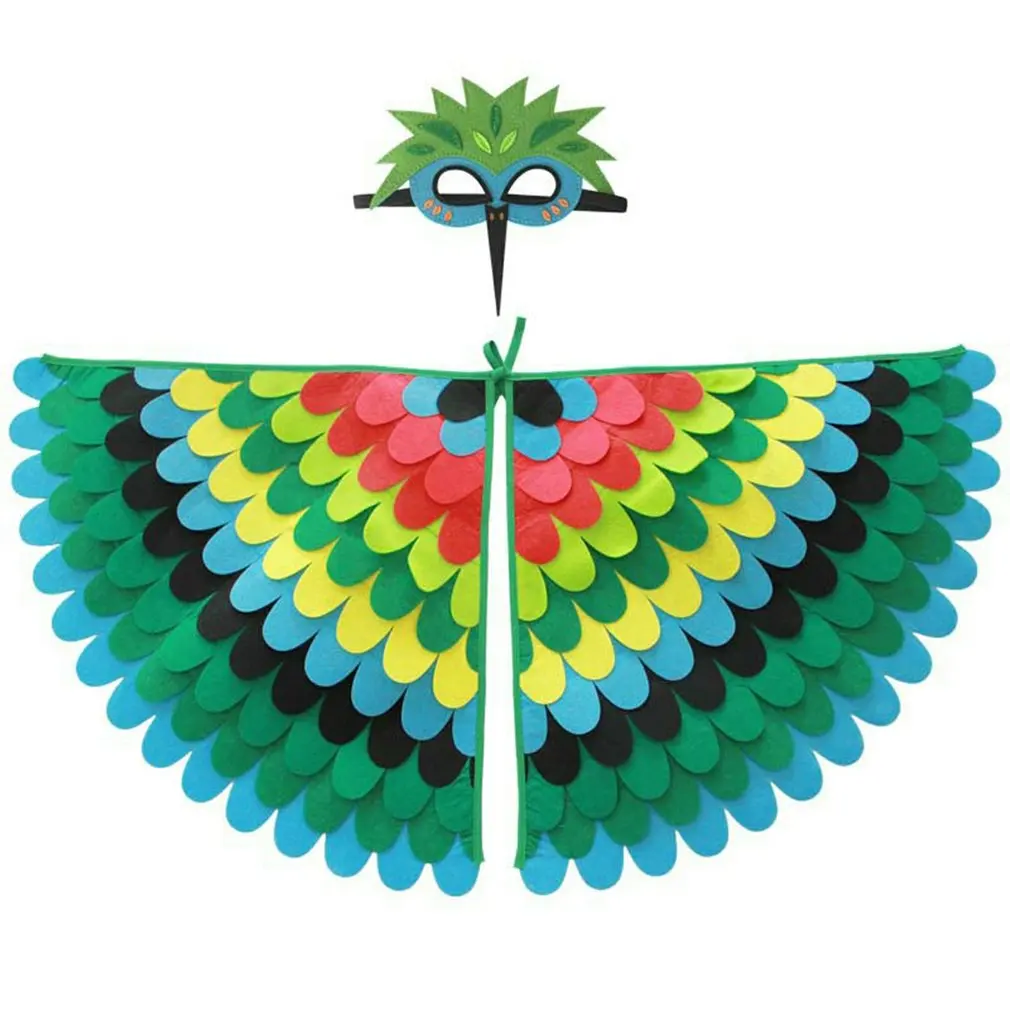 Children Cosplay Wing For Halloween Creative Dress Up Good Appearance Fine Workmanship Holiday Gift Convenient to Use | Дом и сад