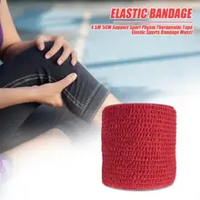 Прочный повязки Многофункциональный твердый Цвет 8 шт. 4,5 м эластичный бинт самоклеющиеся Обёрточная бумага лента спортивные пальца фиксатор на голеностопный сустав