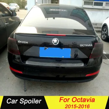 

For Volkswagen Skoda Octavia 2015-2016 Car Rear Trunk Spoiler ABS Material Primer Color Car Tail Wing Decoration For Octavia