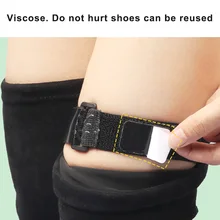 Adjustable Newest Non-slip Tape Adhesive Straps Set for High Boots Anti Slip Anti Dropping Belt For Winter TC21