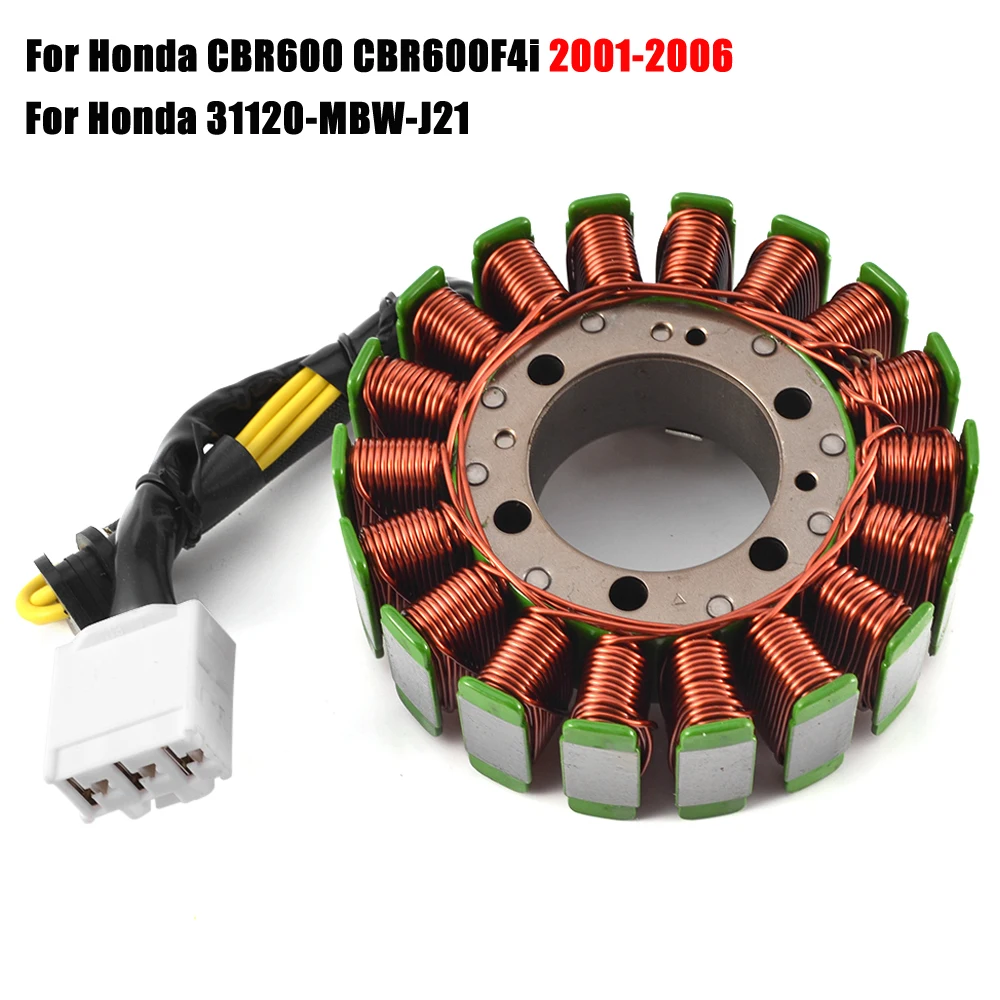 Магнитная катушка статора для Honda CBR600 CBR600F4i 2001 2002 2003 2004 2005 CBR 2006 600F4i 600 F4i 31120-MBW-J21 |