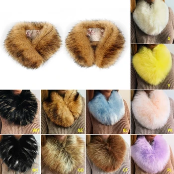 

Women Winter Collar Neck Warmer Scarf Wrap Shrug Wedding Evening Party