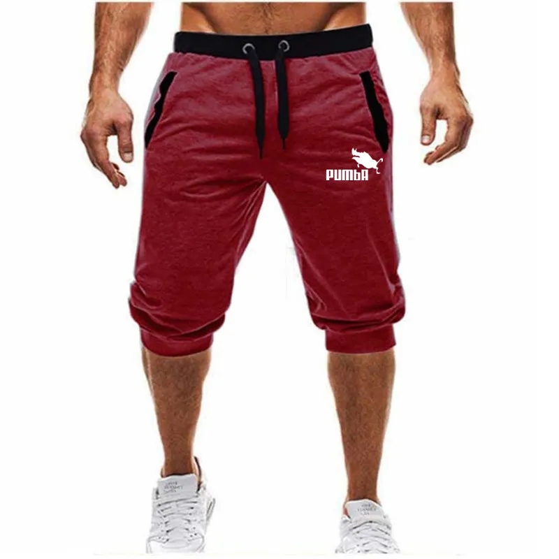 Шорты мужские длинные до колена повседневная одежда для фитнеса и бега