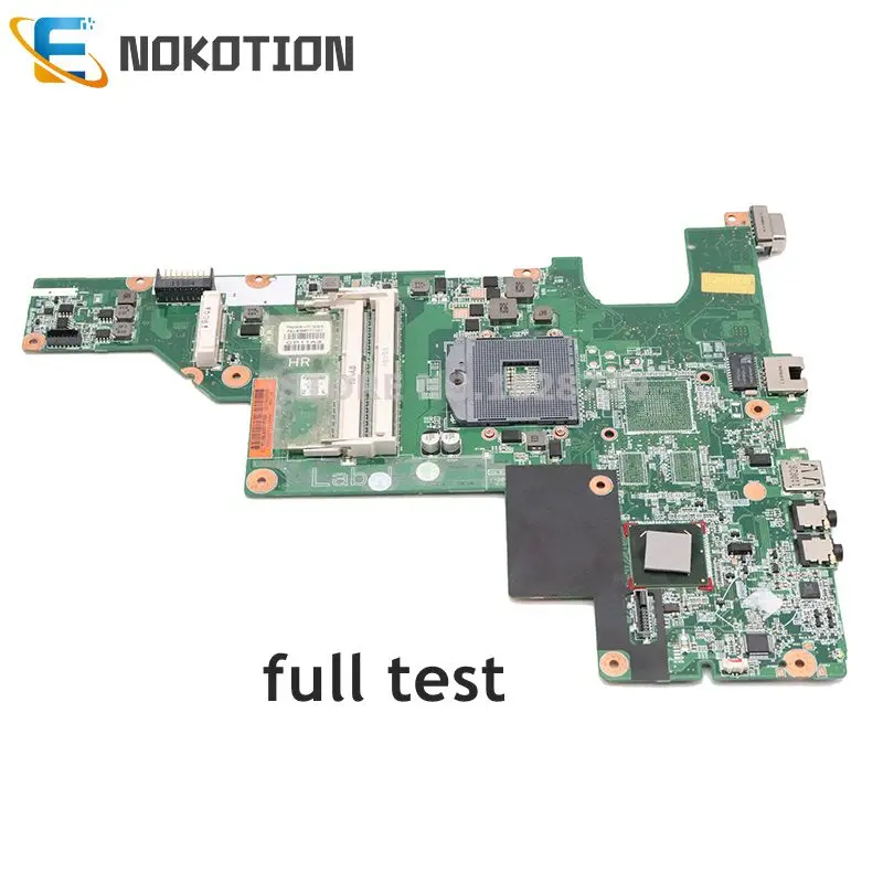 NOKOTION материнская плата для ноутбука hp 2000 CQ43 CQ57 основная плата HM65 GMA HD DDR3 646177-001 полностью протестирована