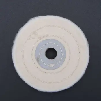 

Abrasive Buffing Wheel White Cotton Lint Cloth Gold Jewelry Mirror Polishing Aid