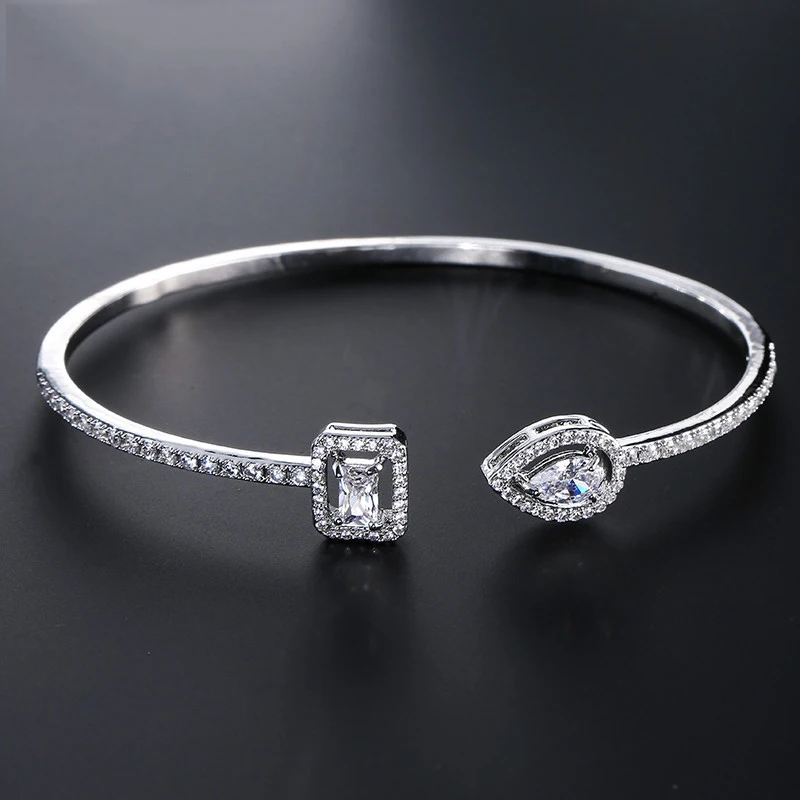 trendy-snake-punk-pear-shape-925-sterling-silver-adjustable-open-bangle-for-women-anniversary-gift-jewelry